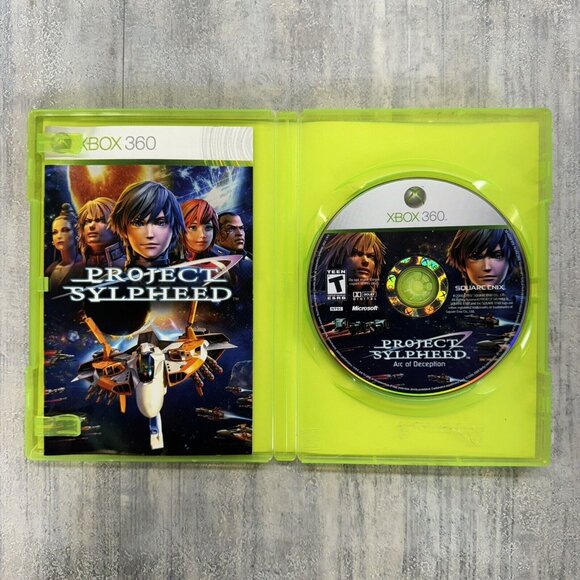 Project Sylpheed: Arc of Deception (XBOX 360, 2007) Complete w Manual CIB TESTED - Picture 3 of 4